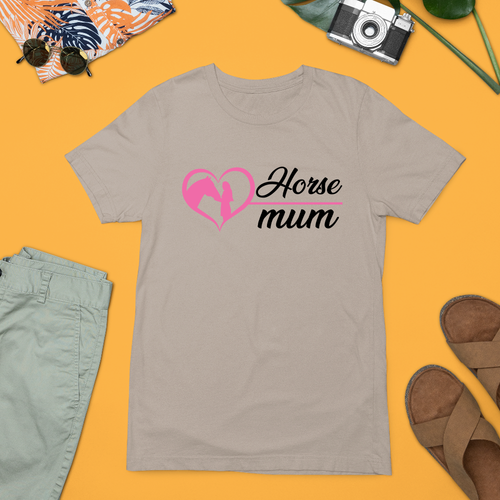 Horse Mum T-shirt Horse Riding Equestrian Animal Lovers Funny Retro Gifts - Picture 22 of 22
