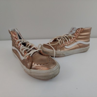 rose gold vans high tops