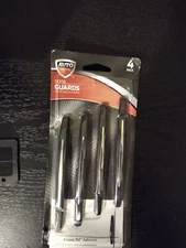 AUTO DRIVE CAR DOOR EDGE GUARD PROTECTION MOULDING TRIM X 4 PIECES BLACK/CHROME