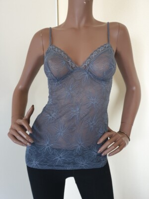 EPURE LISE CHARMEL CARACO / DEBARDEUR TAILLE 1 MOD DENTELLE ETOILES REF PLP4232