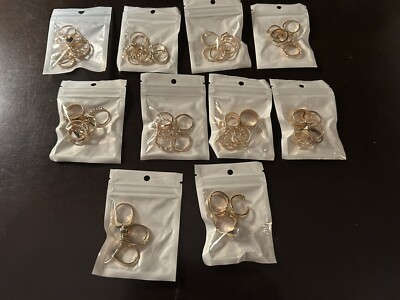 Pack Of 60+ Fashion Rings New 