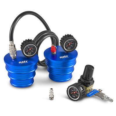 OMT CHARGE AIR COOLER TURBO BOOST LEAK TESTER 3'' 3.5'' 4'' SEMI TRUCK KIT CAC