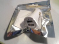 ZigarettenanzüNder 2 Usb LadegeräT Kfz Lkw Auto Ladeadapter Handy (Weiß)