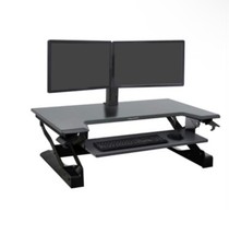 Image of NEW Ergotron WorkFit-TL Sit-Stand Desktop Tabletop Workstation Black 33-406-085