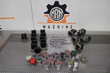 Telemecanique Pushbutton, Pushbutton Block, Housing Lot of 35 PCS