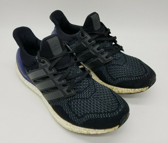 Adidas Ultra Boost M B Us 11 Core Black Purple Kanye Yeezy 11 For Sale Online Ebay