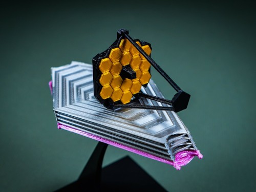 WEBB Space Telescope Plastic model JWST Spacecraft 3D Print - 第 7/11 張圖片