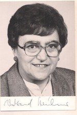 Autogramm Waltraud Steinhauer MdB Originalunterschrift