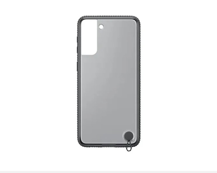 Original Samsung Galaxy S21+ 5G Clear Protective Cover Black Edge Case