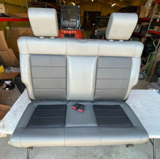 2007-2018 Jeep Wrangler Jk Rear Seat Grey Leather Two Door Nice 2007-2018 Jeep Wrangler Jk Rear Seat Grey Leather Two Door Nice