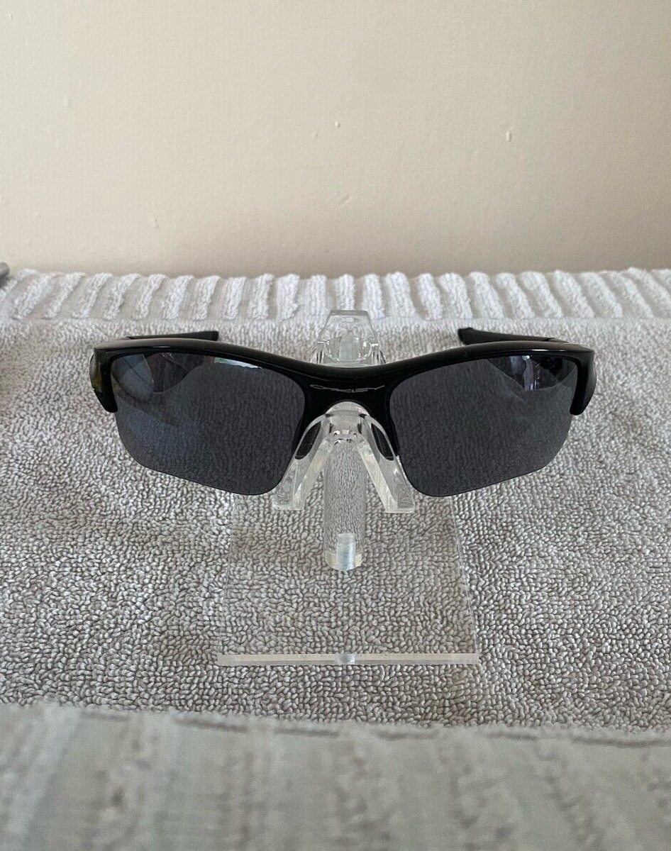 Oakley Flak Jacket Mirrored Sunglasses 03-915 in Jet Black 144MM