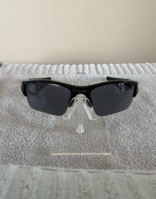 Oakley Flak Jacket Mirrored Sunglasses 03-915 in Jet Black 144MM Oakley Flak Jacket Mirrored Sunglasses 03-915 in Jet Black 144MM