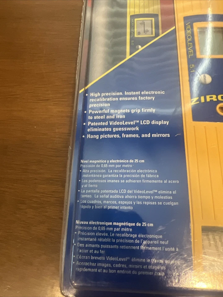 Zircon Videolevel 5.0 Magnetic Electronic Level Audio Signal 10" Hang Pictures - Image 3 of 4