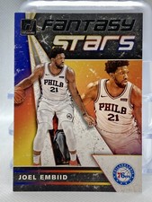 2019-20 Panini Donruss Fantasy Stars Joel Embiid #5 Philadelphia 76ers