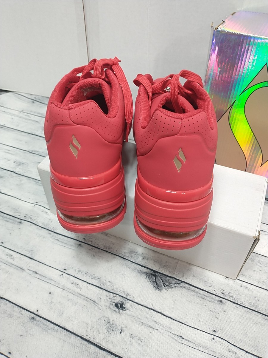 punkt様　L size Skechers Million Air Elevated Air 155401 Red Sneaker Women's