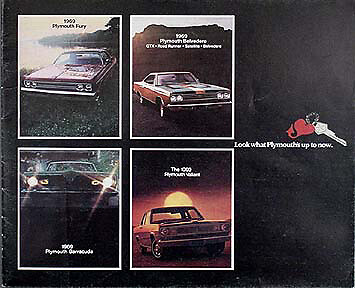 1969 Plymouth Sales Catalog Belvedere Satellite GTX Road Runner