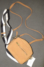 Universal Thread Small Tan Adjustable Two Strap Crossbody Shoulder Bag