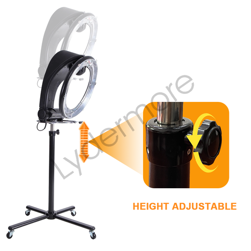 Upgrade Standing Hair Dryer Accelerator Colour 360 Rotating Halo Rolling Salon - Picture 4 of 11