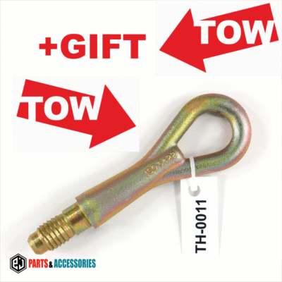 Regalo Anillo de gancho de remolque remolque del estirón Racing bucle de ojos AUDI A3 Q7 Tt Seat Altea Alhambra