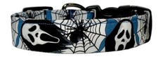 Scream Scary Masks Halloween Handmade Dog Collar - ALMOST GONE