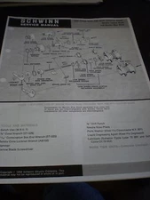 Bendix  2 Speed Yellow & Blue Band Bicycle Brake Hub Repair Service Manual Copy