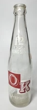 VTG 1965 Pop ACL Soda Bottle 12oz OK Beverages St. Louis - Mount Olive, IL B3-29