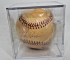 Tom Herr Autographed baseball St louis Cardinals signed