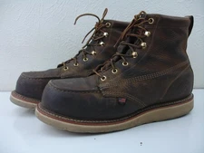 Thorogood 804-4575 American Heritage 6" Steel Toe Moc Toe Boots USA Mens 10.5 EE