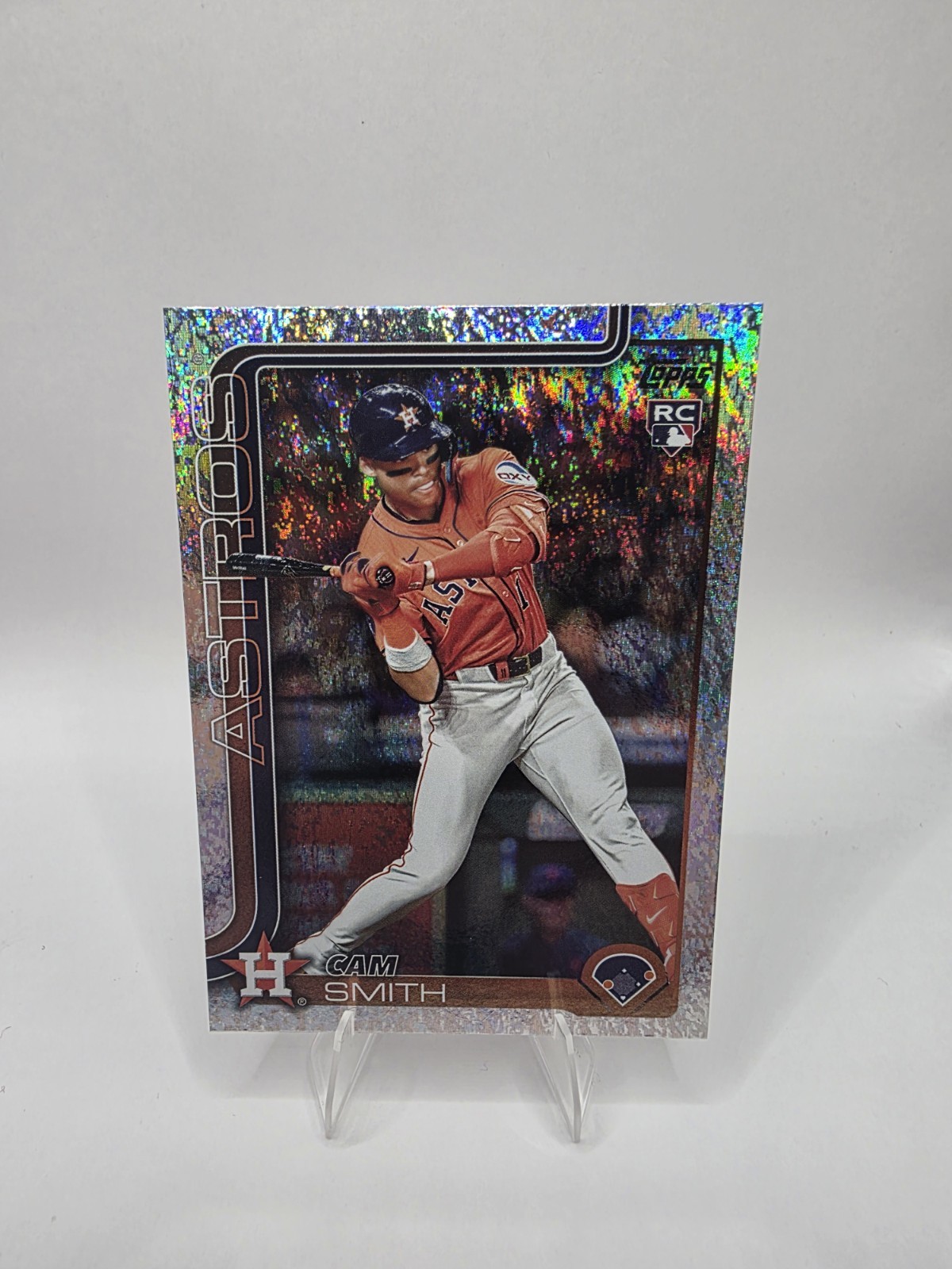 2025 Topps Update Rookie Silver Sand Glitter Cam Smith RC Houston Astros #US298