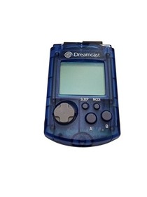 Sega Dreamcast Visual Memory Unit VMU Blue HKT-7000 OEM Tested Fresh Batteries