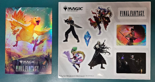 Magic the Gathering Final Fantasy Chocobo Racing promo poster and ...