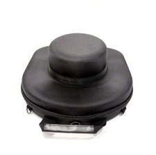 BRANTMAKER Cowboy Hat Box Travel Case Crushproof EVA Black w/ Strap  Brush