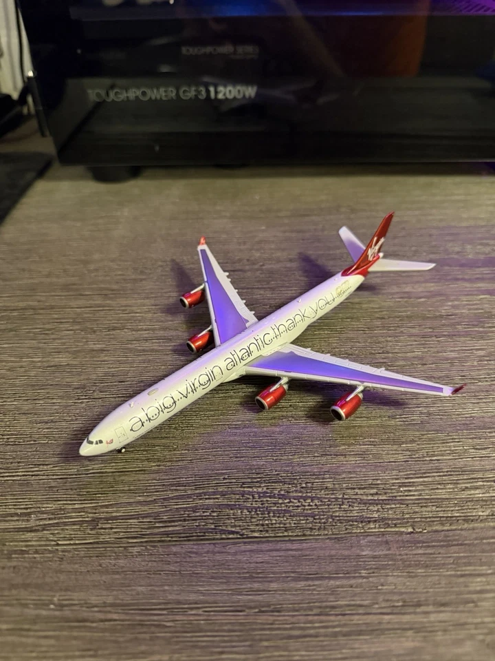 GeminiJets Virgin Atlantic Airbus A340-600 GJVIR1766 - Image 2 of 4