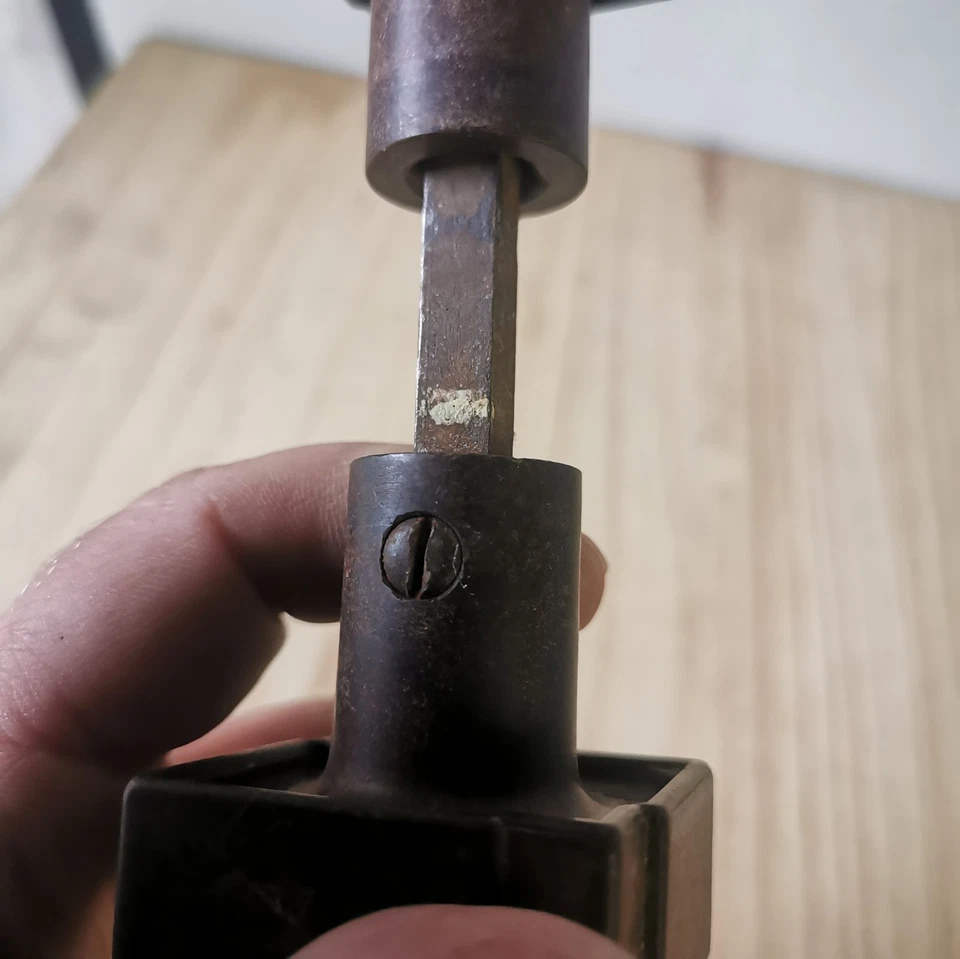 Poignée De Porte Bouton En Bakelite Art Déco / Réf A392 - Photo 4/4