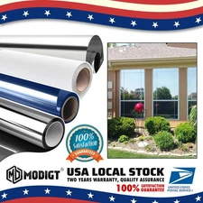 Privacy Window Film One Way Mirror Tint Protect UV Reflective Multiple Sizes