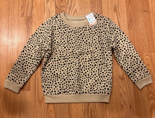 New with Tags Garanimals Girls Animal Print Sweatshirt   Size 4T