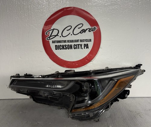 🌟USED🌟DAMAGED🌟2020-2024 TOYOTA COROLLA LEFT SIDE LED W/HALOGEN HEADLIGHT