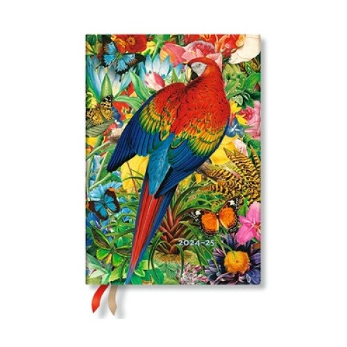 Tropical Garden (Nature Montages) Midi 12-month Vertical Hardback Dayplanner