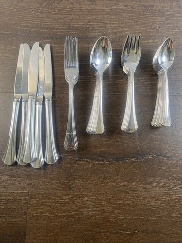 Reed & Barton Nautica Stainless Silverware Set 37 Piece