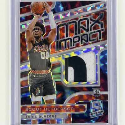2023-24 Panini Spectra #MI-HEN Scoot Henderson Max Impact Interstellar #/75 RC