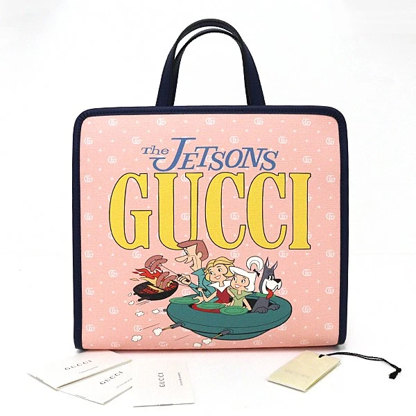 Sac fourre tout Gucci GG Supreme Space Family Jetsons enfants occasion mais comme