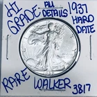 1937 WALKING LIBERTY SILVER HALF DOLLAR AUTHENTIC U.S.MINTCOIN FREESHIPPING 3817