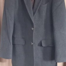 Dark Gray Wool Suit Jacket 100