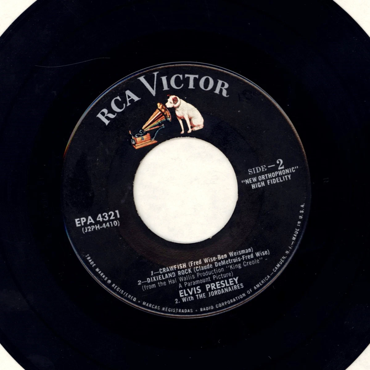 Elvis King Creole Vol. 2 1958 EP Crawfish, Trouble +2 Blues Rock VG+
