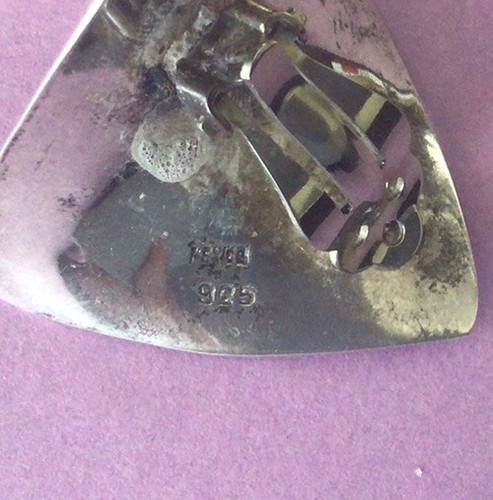 Boucle d'oreille double créole d'escalade en argent sterling 925 ml