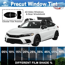 Precut All Sides Window Film Any Tint Shade For Honda Civic Sedan 2022-2026