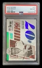 2022 panini score #T7 tom brady; top 100 NFL holo insert PSA 8