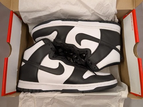 Nike Dunk High Retro Panda White Black DD1399-105 Men’s Size 8.5 New w/ Box