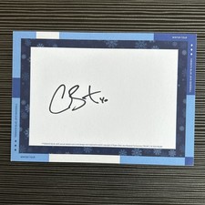CHRIS BASSITT BLUE JAYS  Signed Autographed 5x7 Promo Card WINTER TOUR 2023