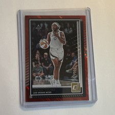 Panini 2025 Donruss WNBA Red Shimmer #60 Jackie Young Las Vegas Aces /399